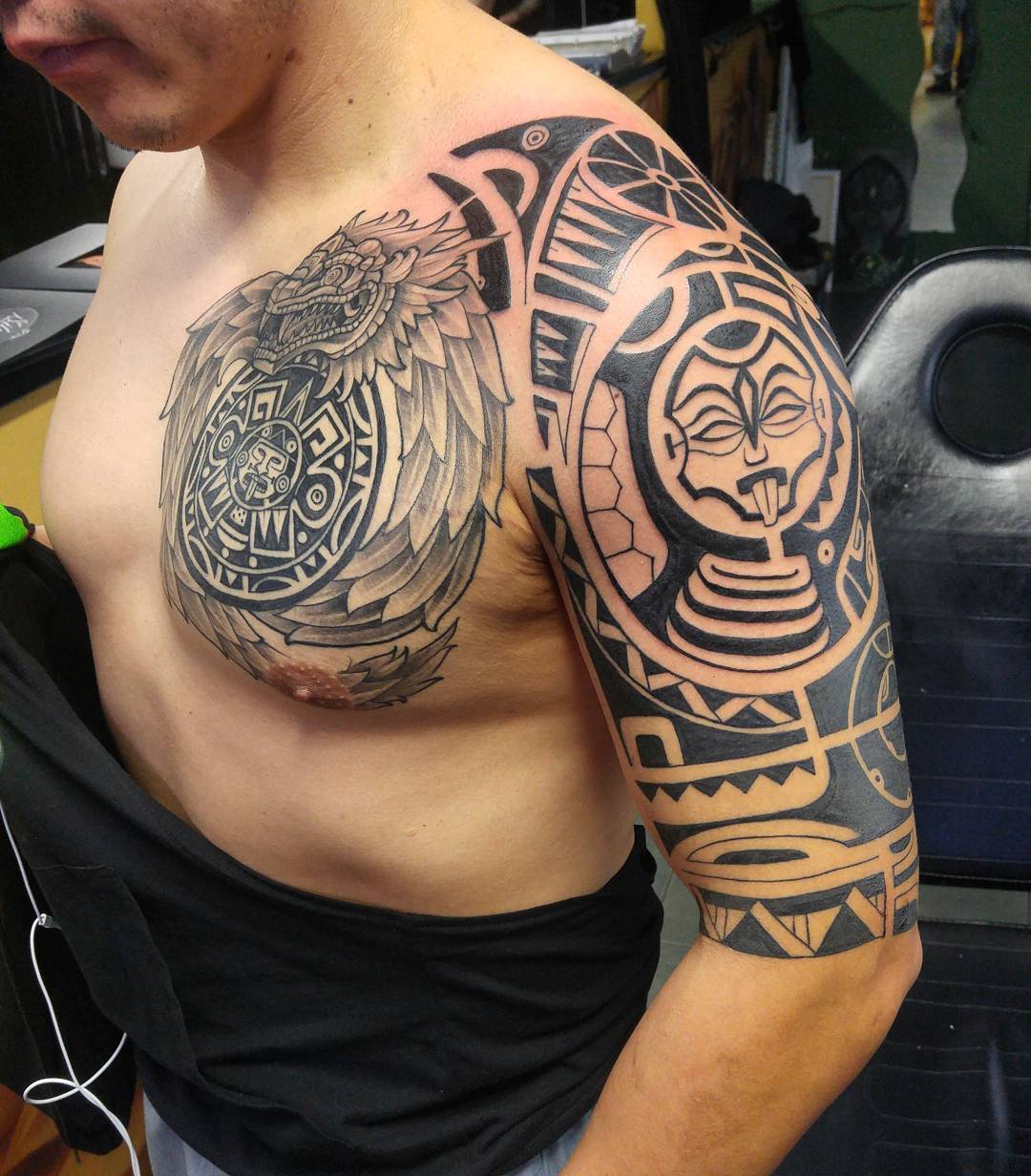 100 Best Aztec Tattoo Designs Ideas Meanings In 2019 