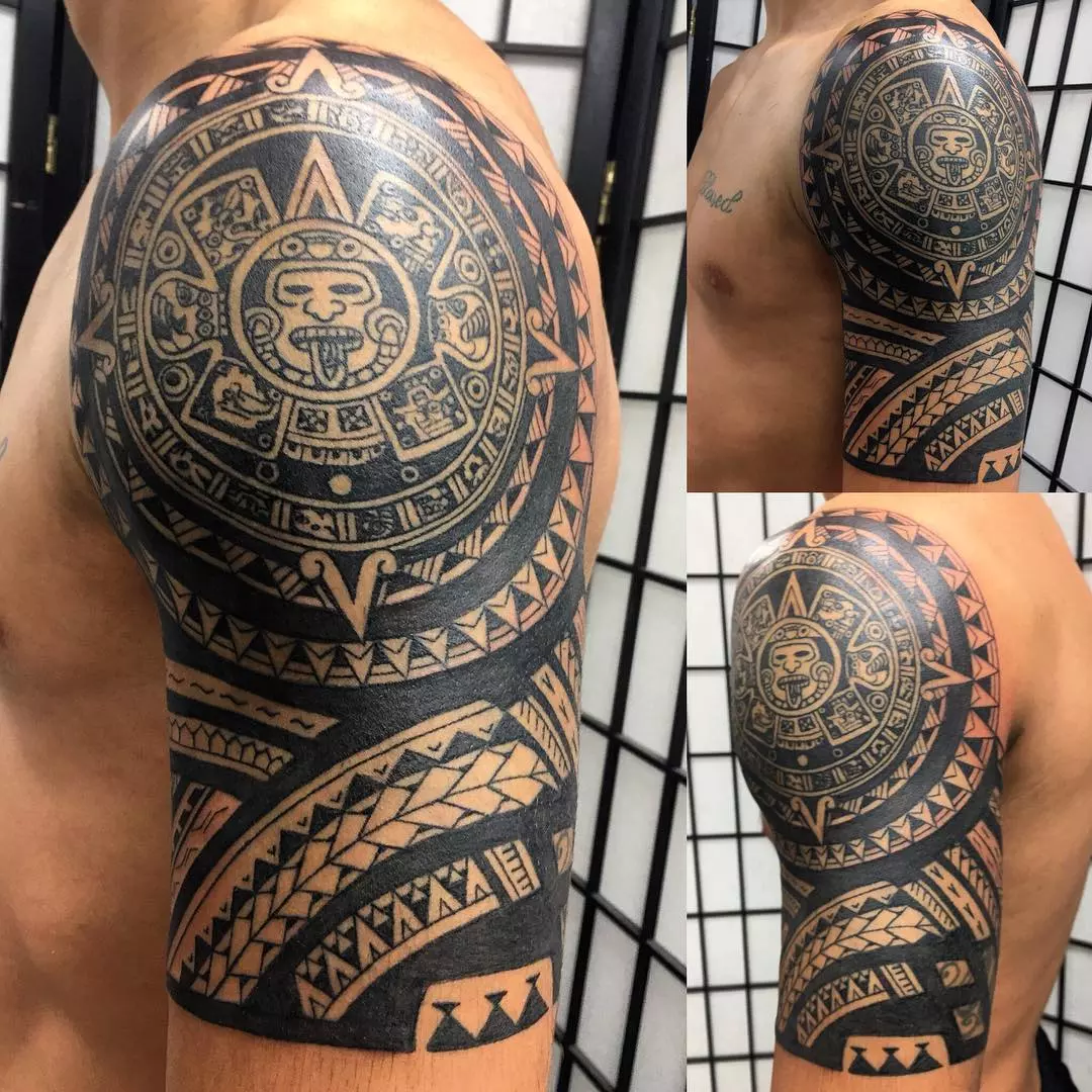 100+ Best Aztec Tattoo Designs - Ideas & Meanings in 2019