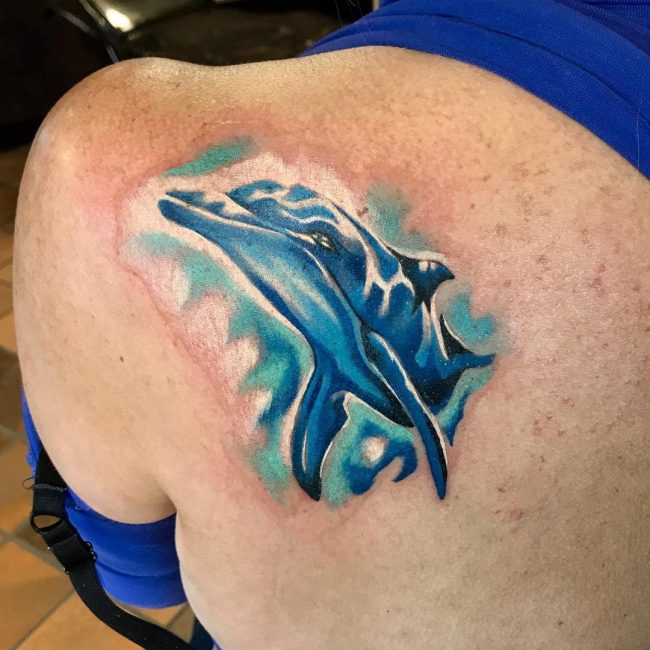 Dolphin Belly Button Tattoo