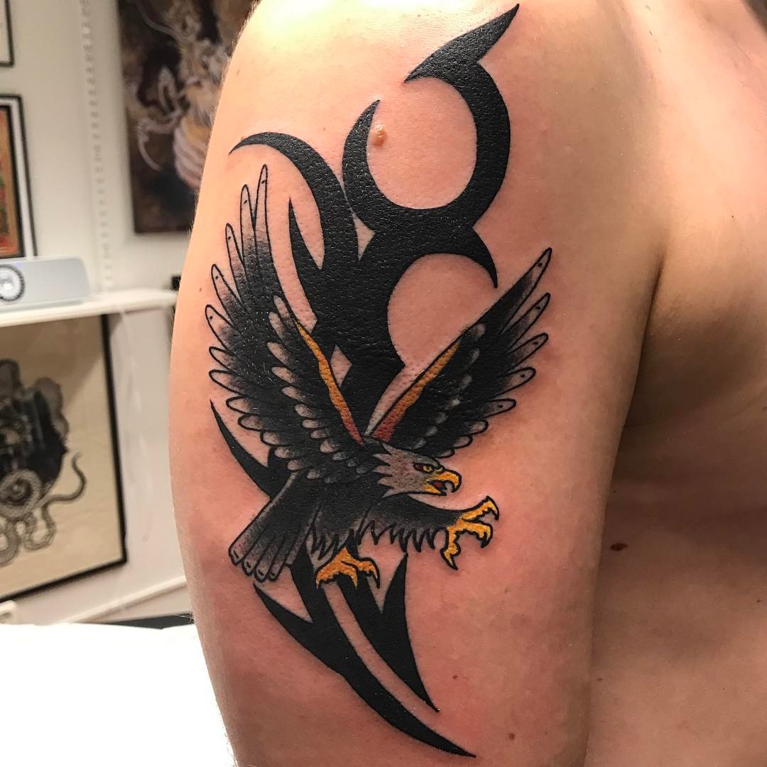 100+ Best Eagle Tattoo Designs & Meanings - Spread Your Wings (2019)