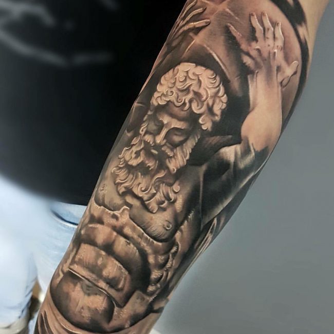 Outer Forearm Tattoos For Guys