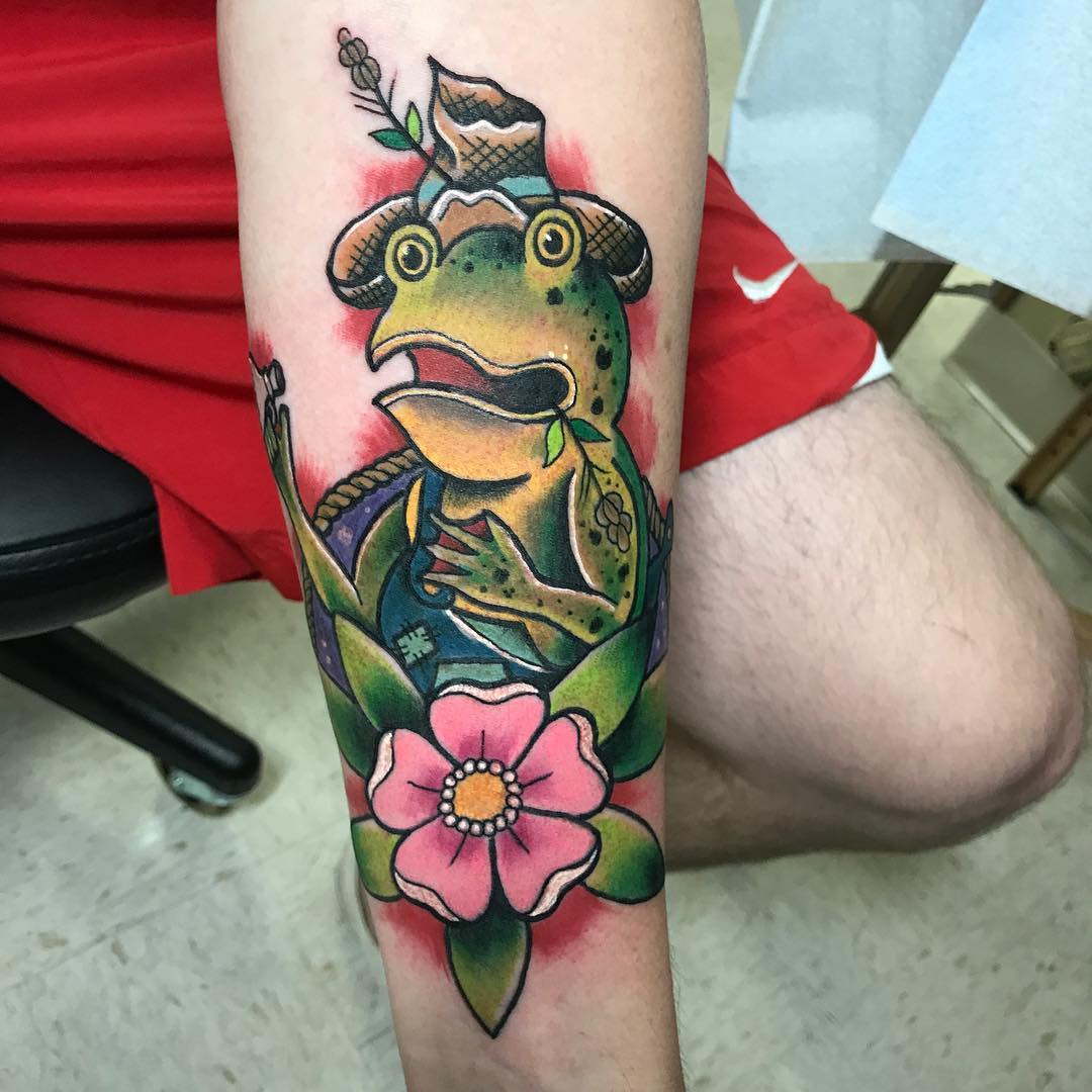 80+ Lucky Frog Tattoo Designs Meaning &amp; Placement (2019)