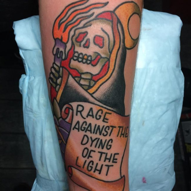 rage against the dying of the light tattoos AOL Image