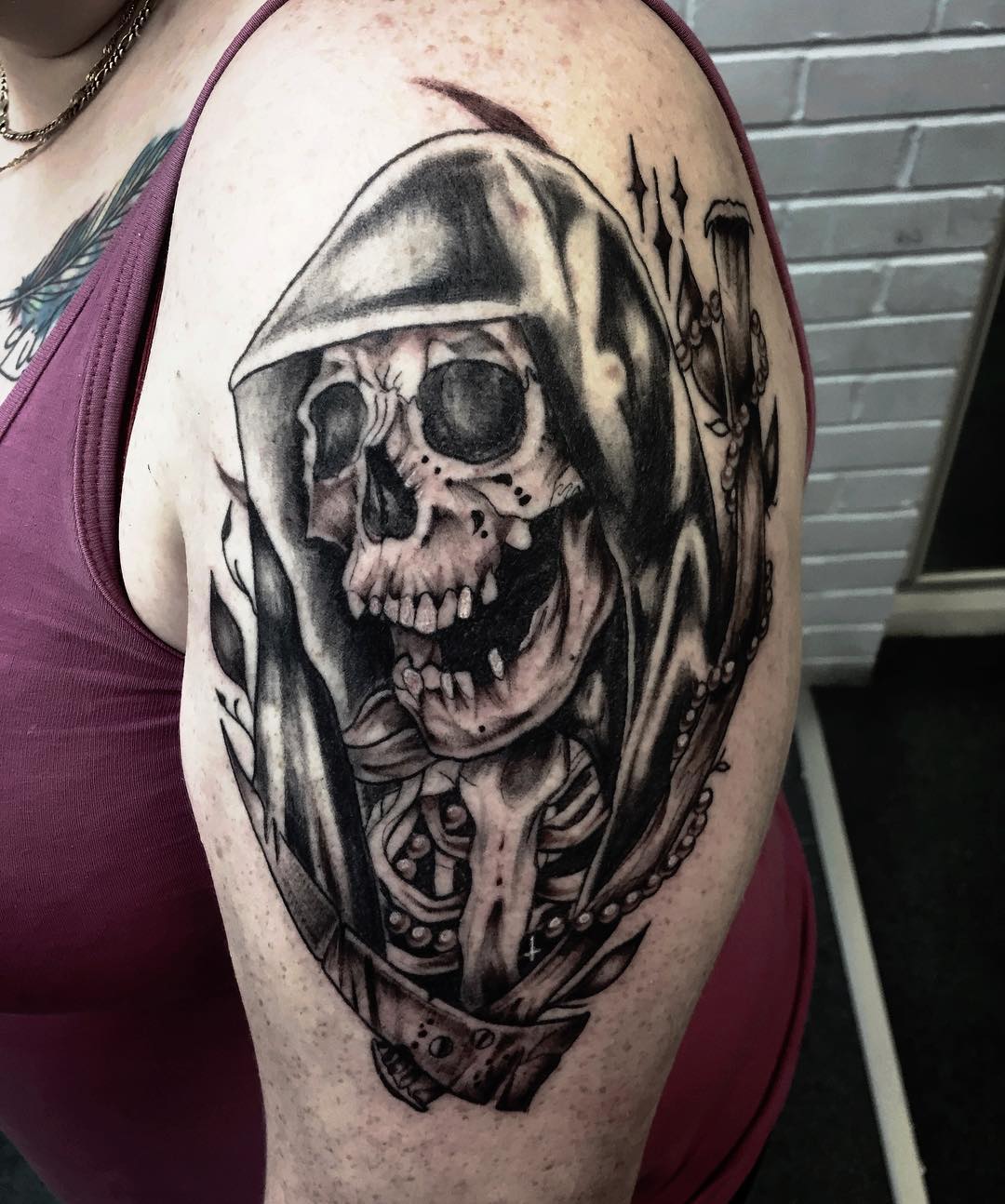 Top 98+ Images pictures of grim reaper tattoos Excellent