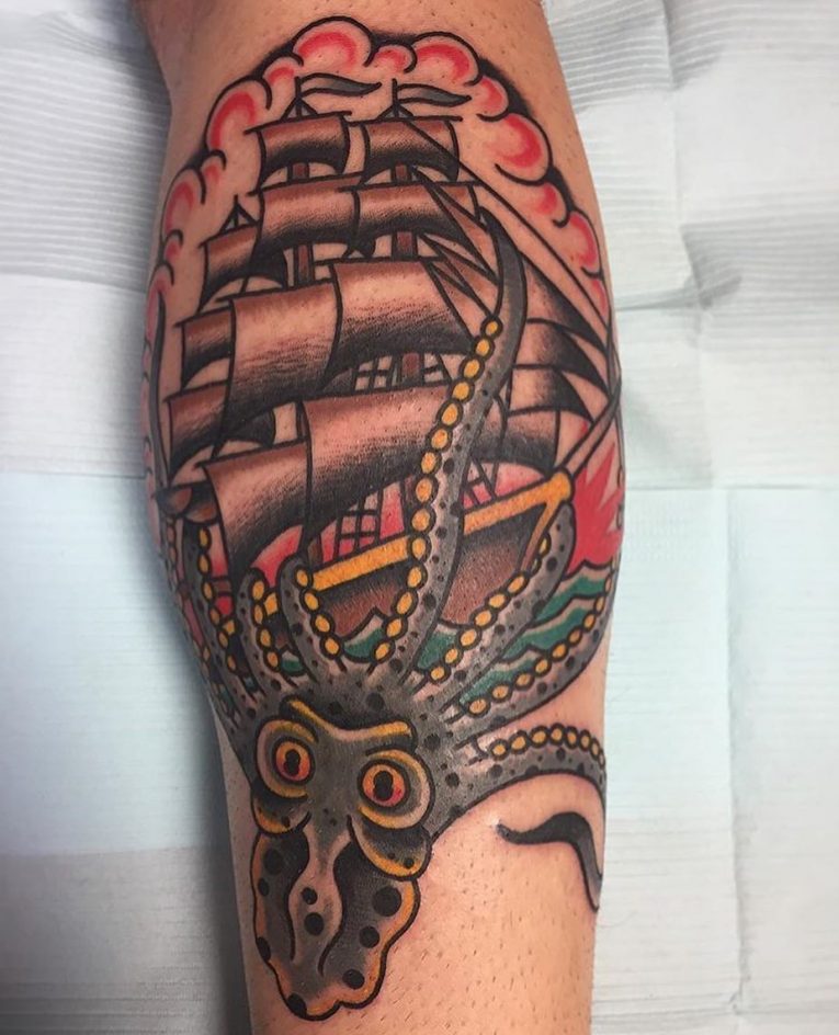 60+ Best Kraken Tattoo Meaning and Designs Legend of The Sea (2019)