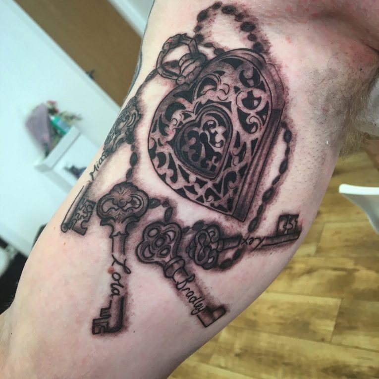 85+ Best Lock and Key Tattoos Designs & Meanings 2019