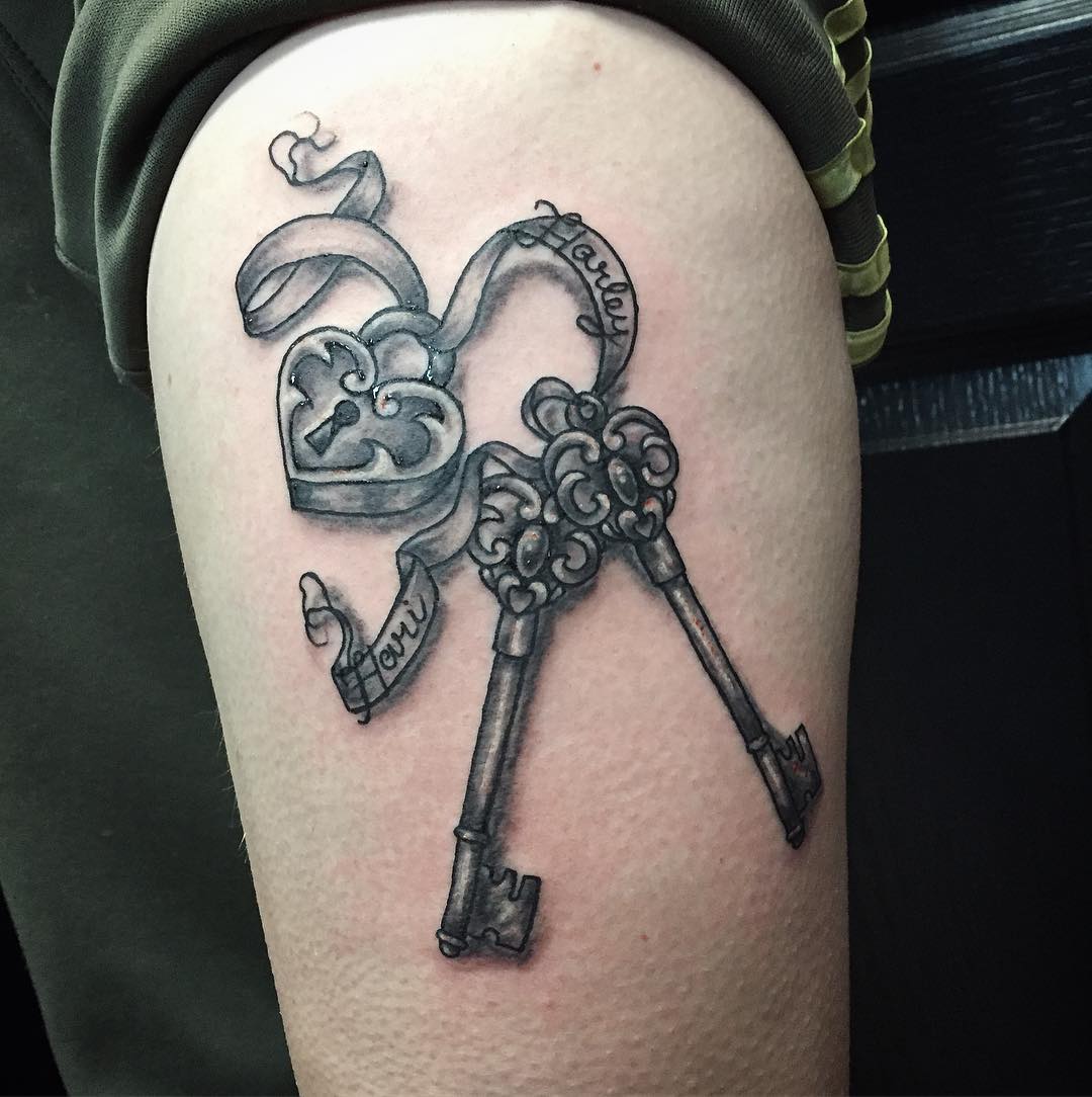 85 Best Lock And Key Tattoos Designs Meanings 2019