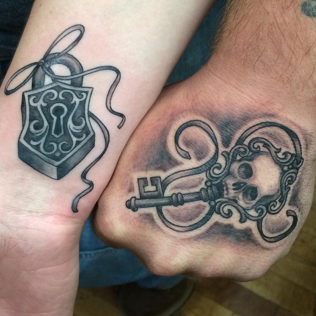 LockandKeyTattoo_8.jpg (1080×1080) Key tattoos, Key