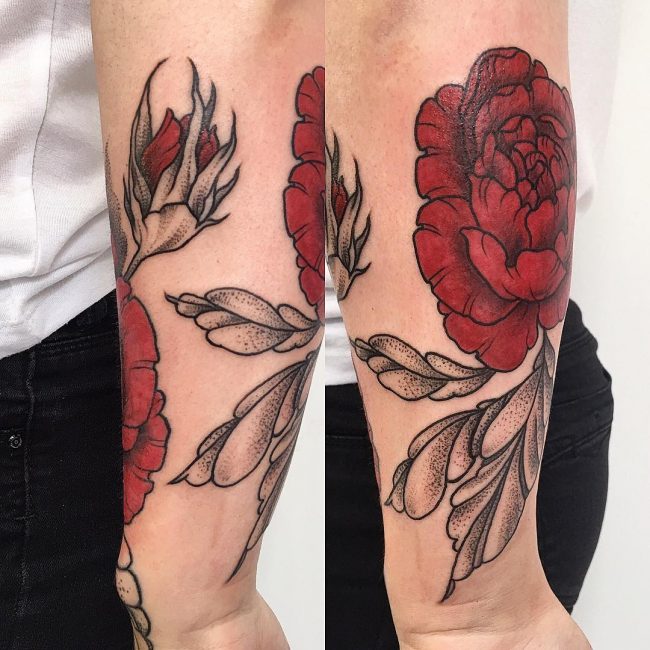 85 Best Peony Tattoo Designs And Meanings Powerful And Artistic 2018