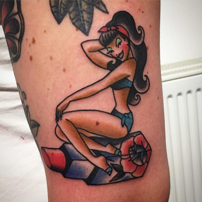 90 Best Pinup Tattoo Girl Designs And Meanings Add Style In 2019 3167