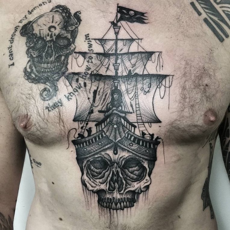 75 Amazing Masterful Pirate Tattoos Designs And Meanings 2019 