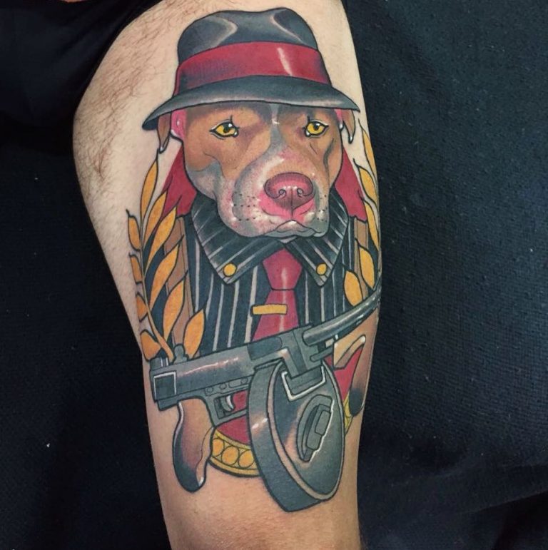 70+ Pitbull Tattoo Designs & Meanings For the Dog Lovers (2019)