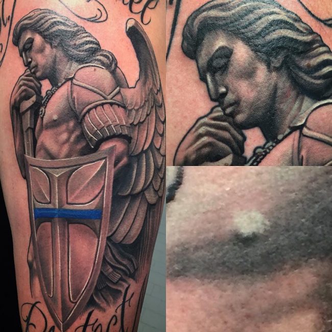 95+ Best Saint Michael Tattoos Designs & Meanings (2019)