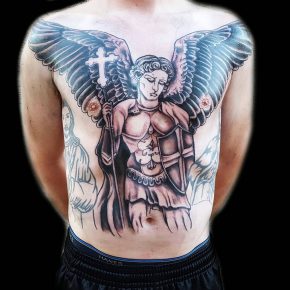 95+ Best Saint Michael Tattoos Designs & Meanings (2019)