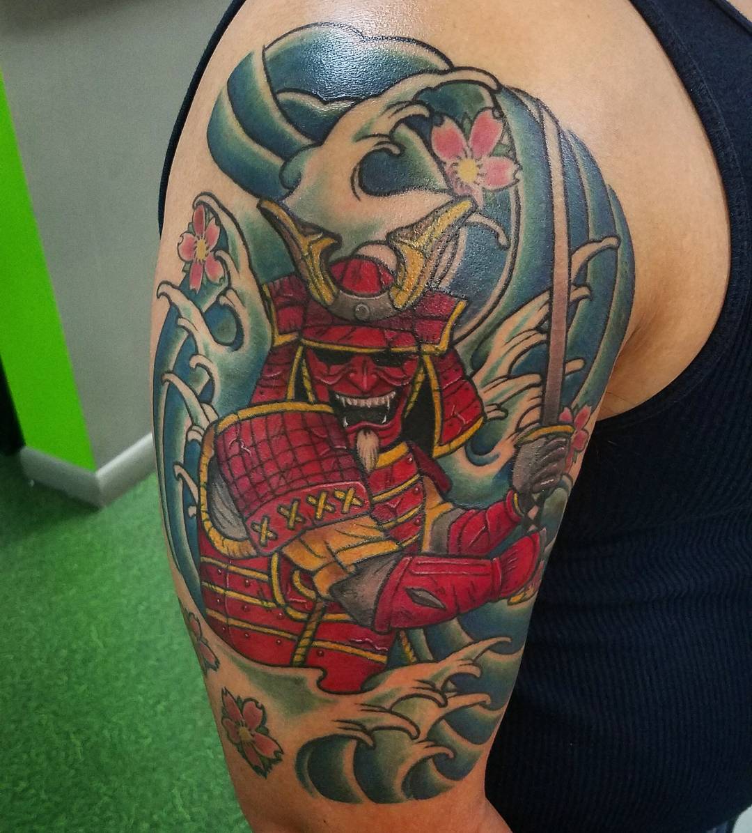 Best Japanese Samurai Tattoo Designs Meanings