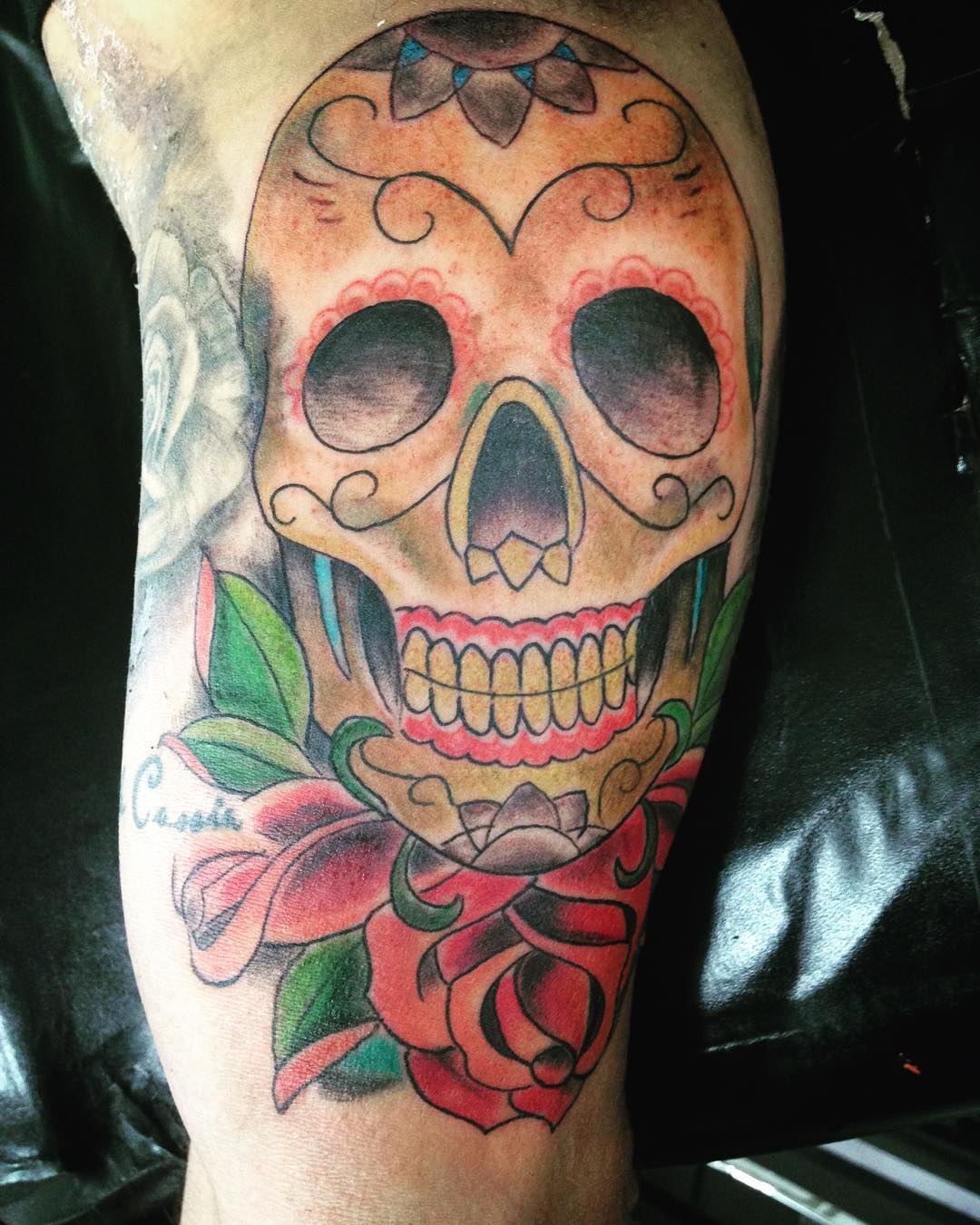 85 Best Sugar Skull Tattoo Designs & Meanings [2019]