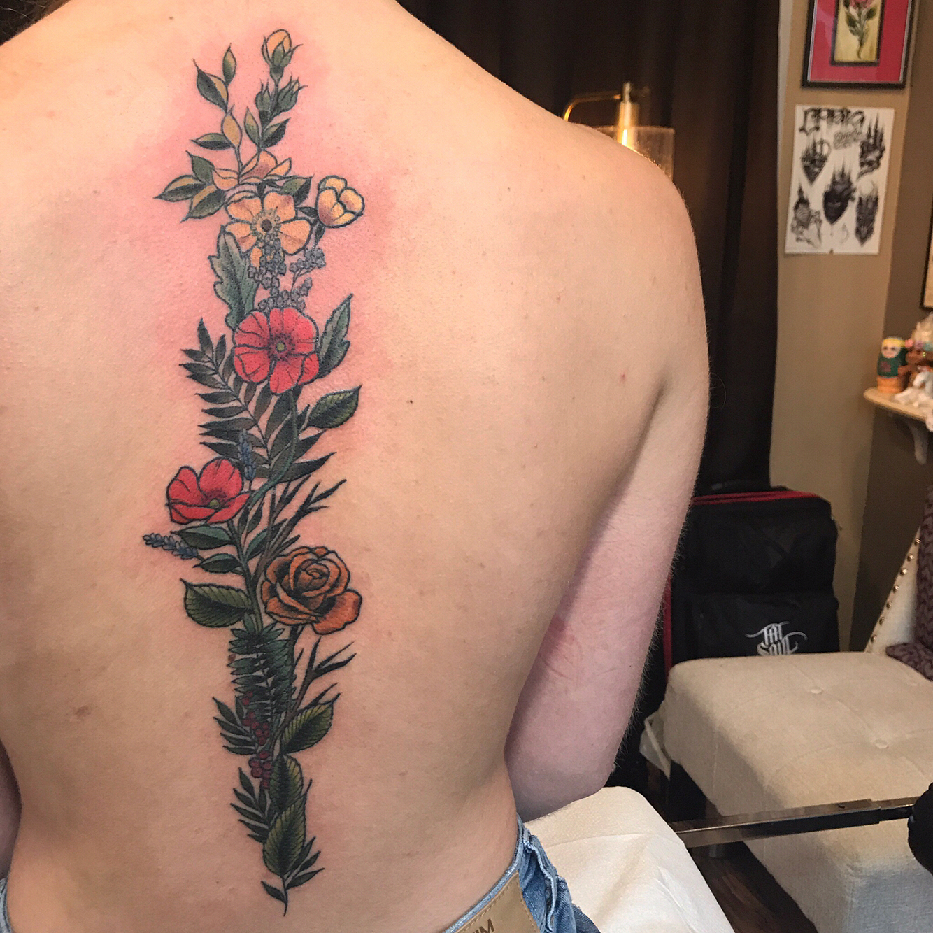 Spine Tattoo 62