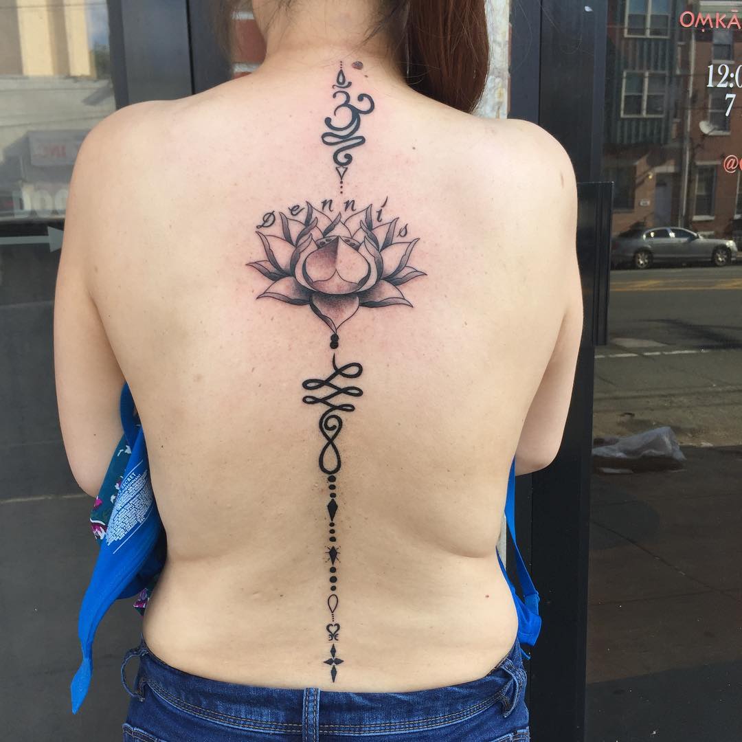 Spine Tattoo 64
