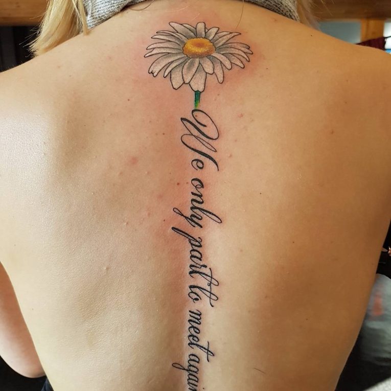 spine-quote-tattoos-writing-tattoos-spine-tattoos-for-women-floral