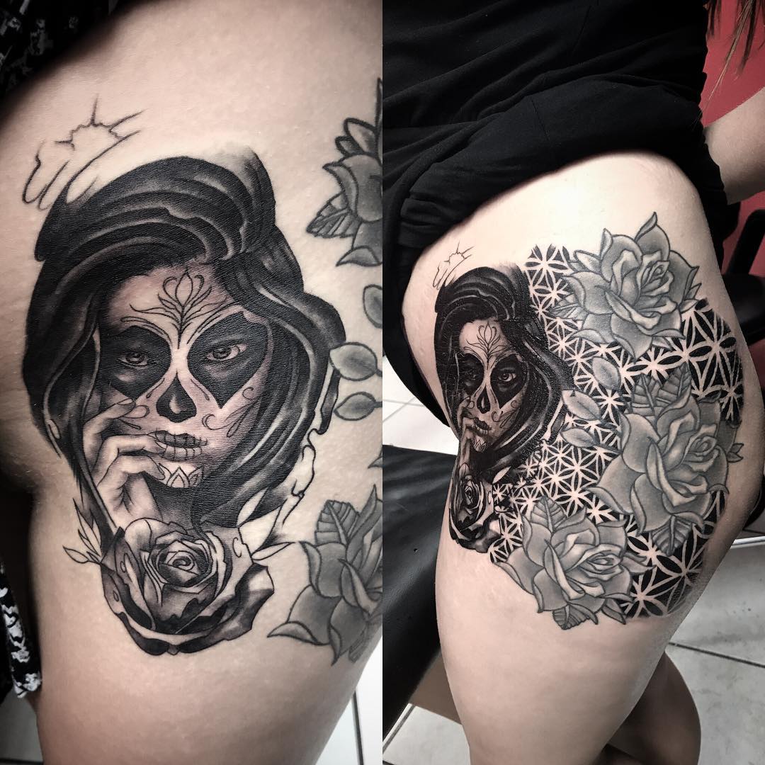 115+ Best Thigh Tattoos Ideas For Women Designs & Meanings (2019)