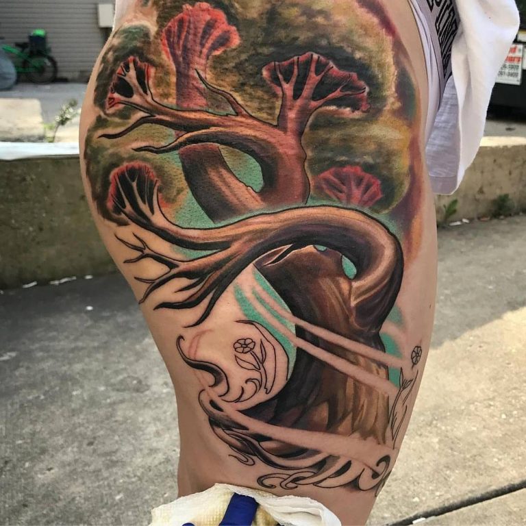 85+ Best Tree Tattoo Designs & Meanings Family Inspired (2019)
