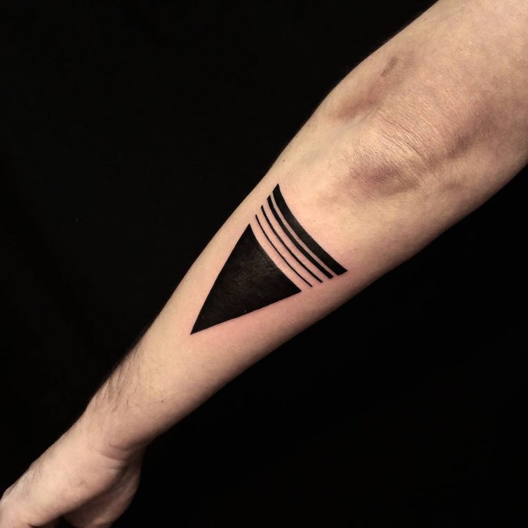 65 Best Triangle Tattoo Designs Meanings Sacred Geometry 2019 