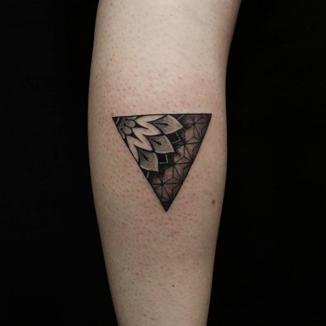 65+ Best Triangle Tattoo Designs & Meanings Sacred Geometry (2019)