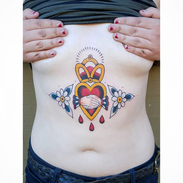 85 Best Underboob Tattoo Designs And Meanings Sexy