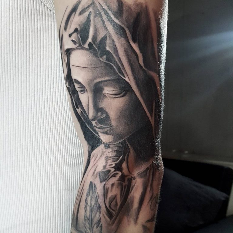 75 Best Spiritual Virgin Mary Tattoo Designs And Meanings 2019