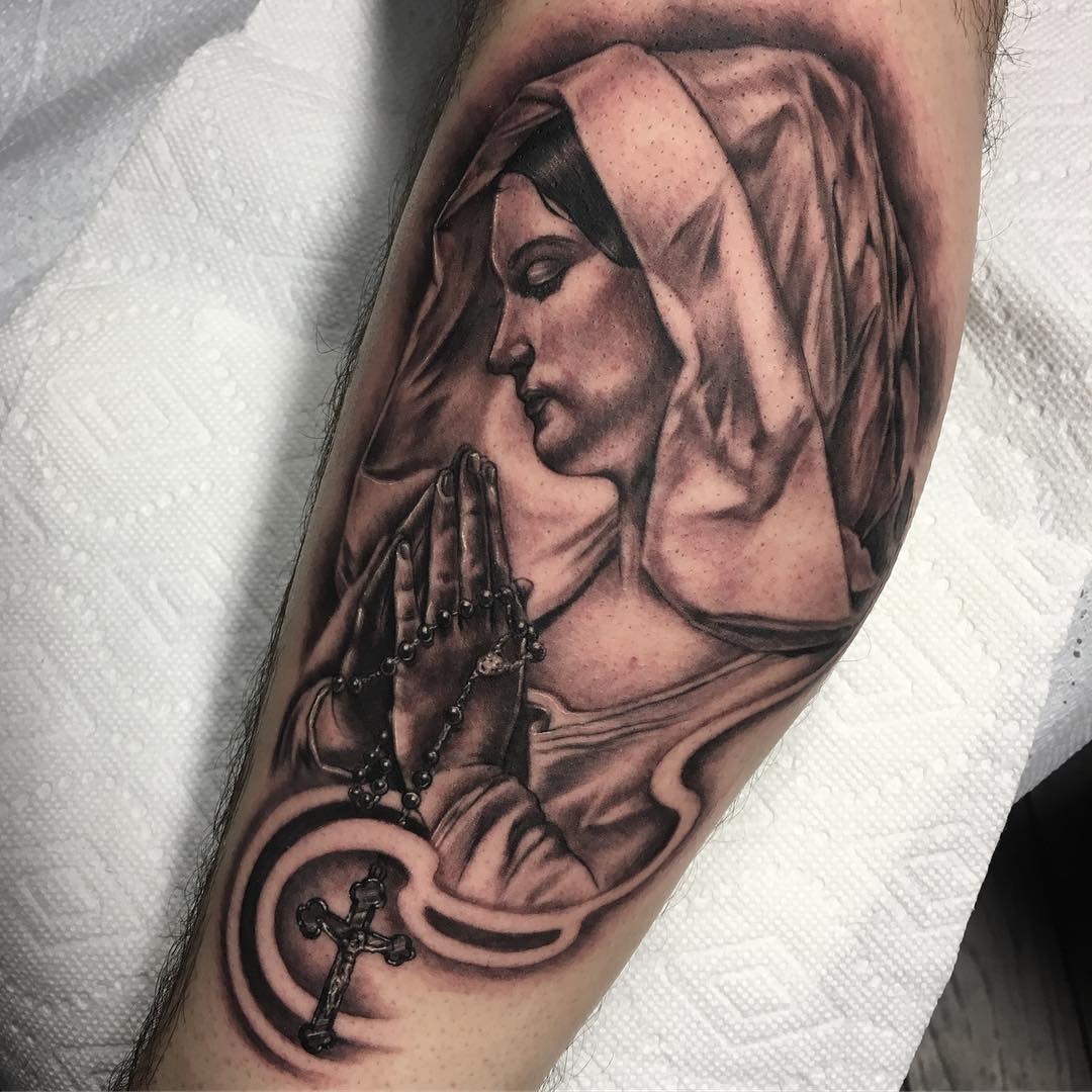 75 Best Spiritual Virgin Mary Tattoo Designs And Meanings 2019