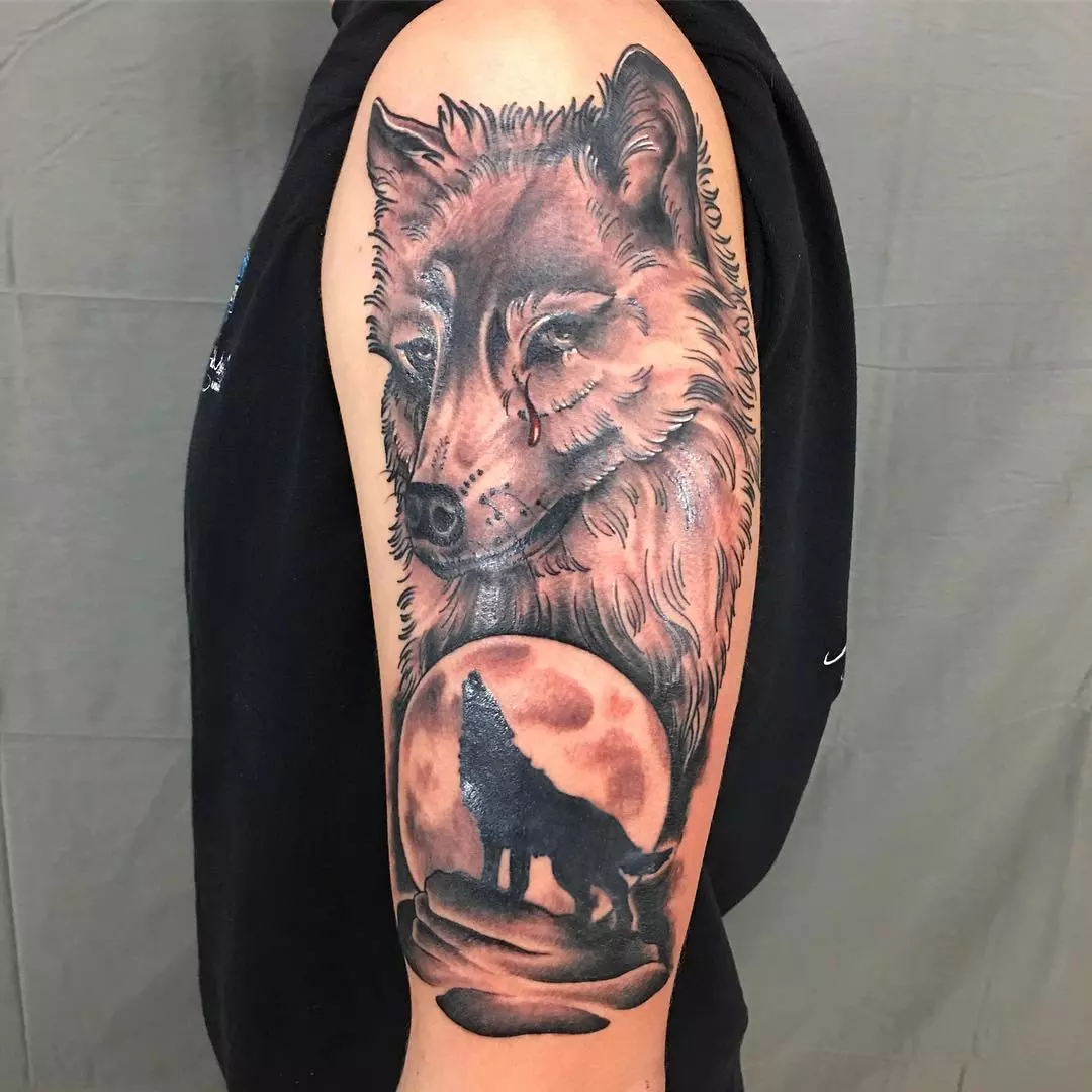 95-best-tribal-lone-wolf-tattoo-designs-meanings-2019