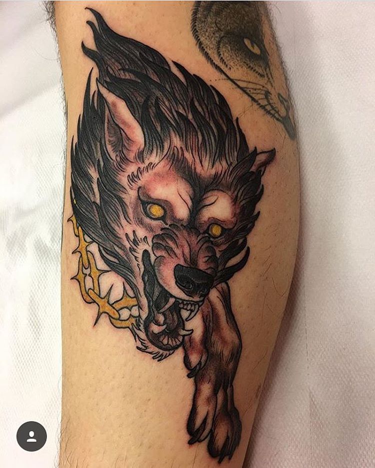 95+ Best Tribal Lone Wolf Tattoo Designs & Meanings (2019)