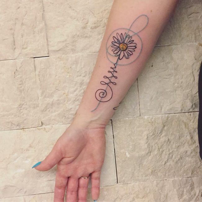 Meaningful Small Forearm Tattoo Ideas For Girls - elegant arts tattoo