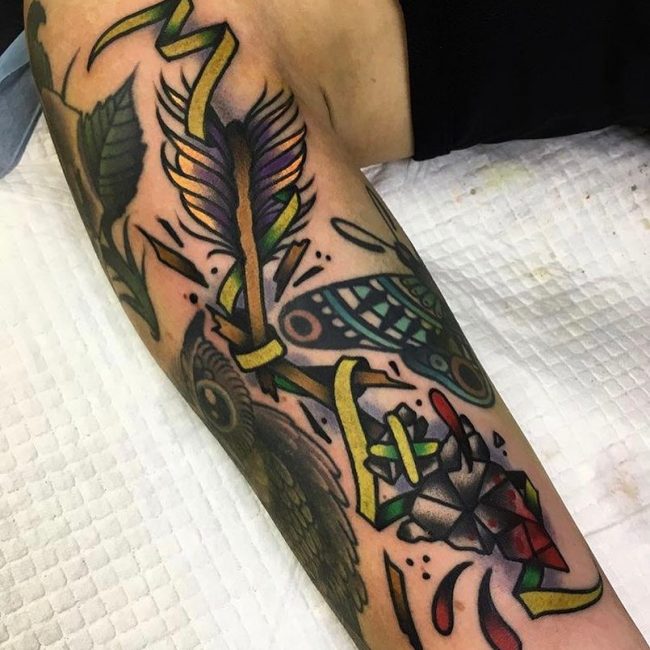 75+ Best Arrow Tattoo Designs & Meanings Good Choice for 2019