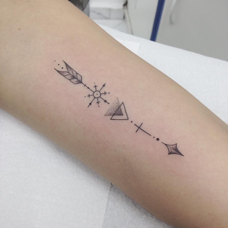 75+ Best Arrow Tattoo Designs & Meanings Good Choice for 2019