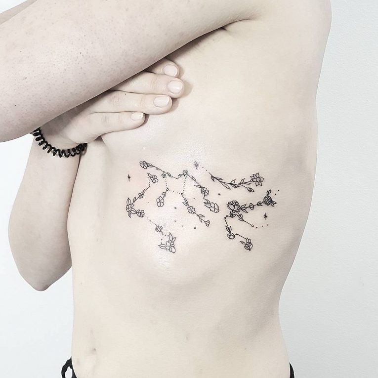 70+ Lovely Constellation Tattoo Ideas - Meet the Mysteries of the Universe