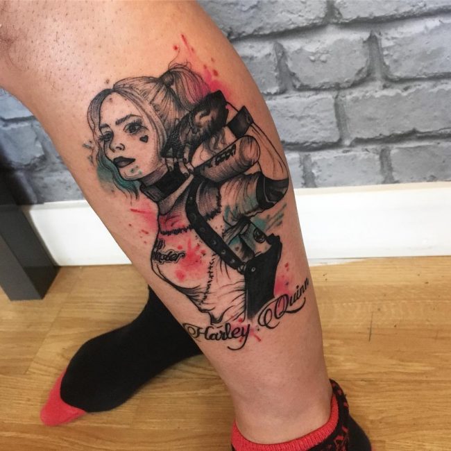 60+ Quirky Harley Quinn Tattoo Ideas Bring Out Your Inner Harlequin