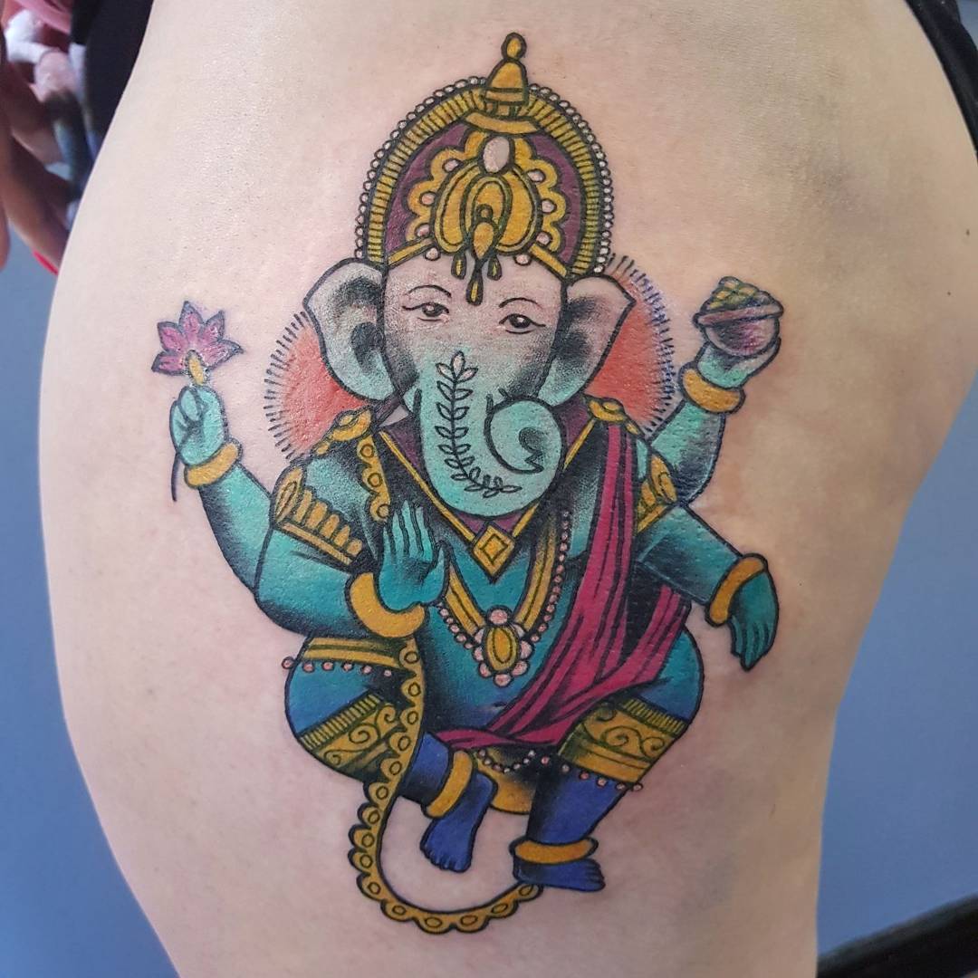 Sacred Hindu Tattoo Ideas Designs Packed With Color And Meaning