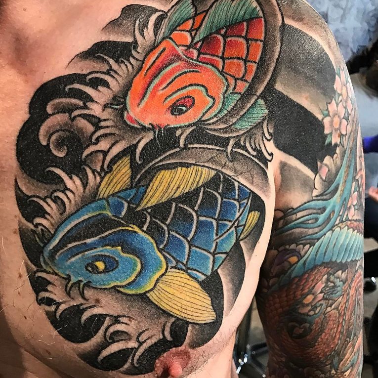 65+ Japanese Koi Fish Tattoo Designs & Meanings - True Colors (2019)