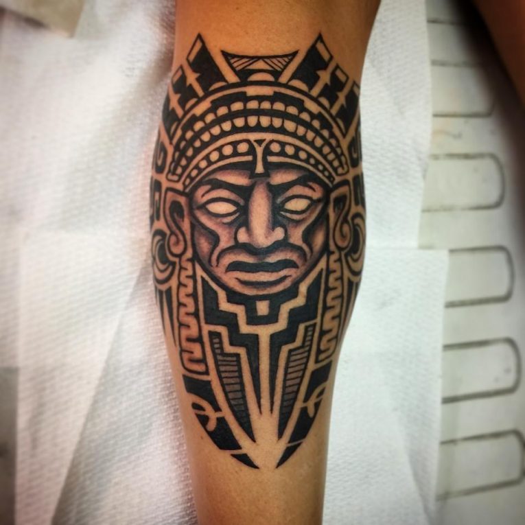 Sun God Mayan Tattoo Wiki Tattoo