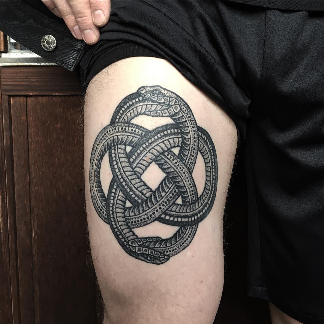 60+ Mythical Ouroboros Tattoo Ideas What Goes Around Comes Around