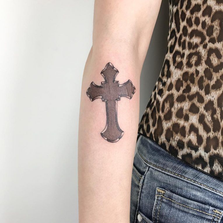 50+ Unique Small Cross Tattoo Designs Simple and Lovely yet Meaningful
