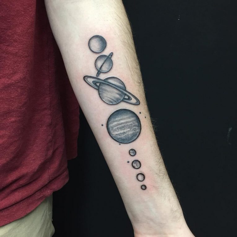 Solar System Tattoo 56