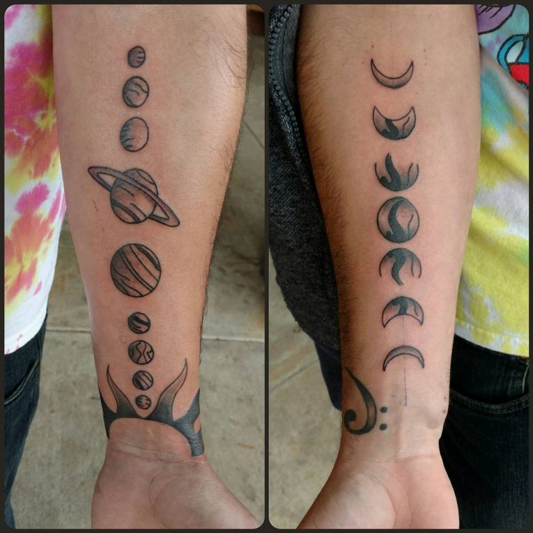 Naprendszer tetoválás 59