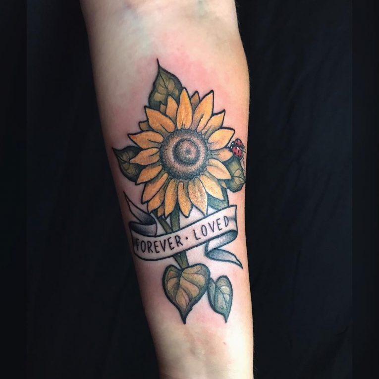 Sunflower Tattoo Men