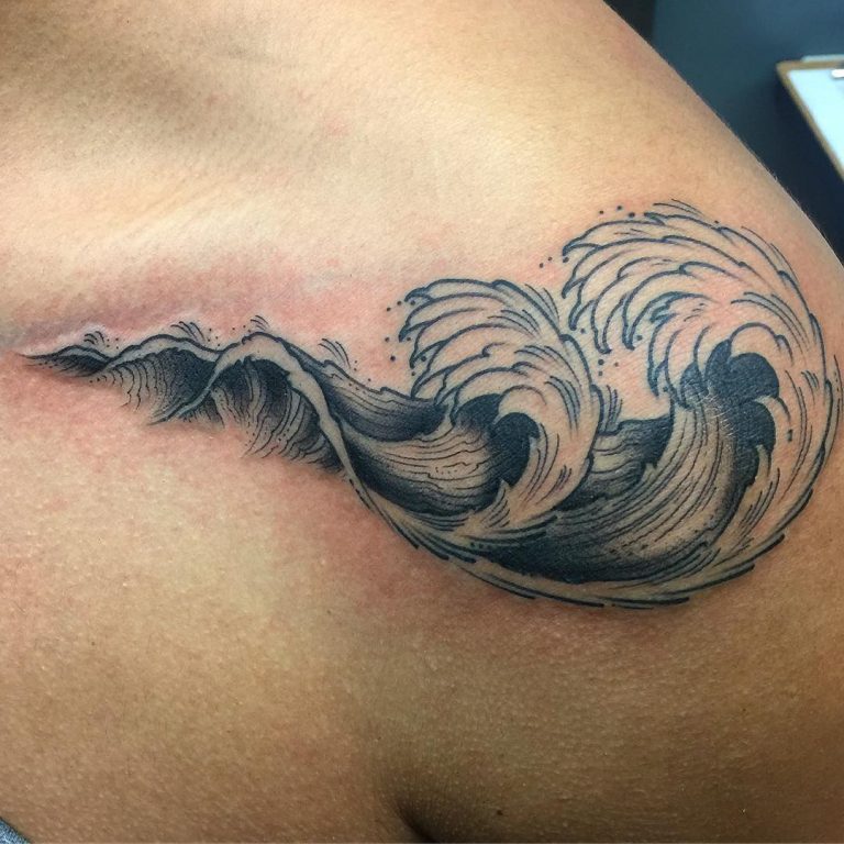 90 Remarkable Wave Tattoo Designs The Best Depiction Of The Ocean