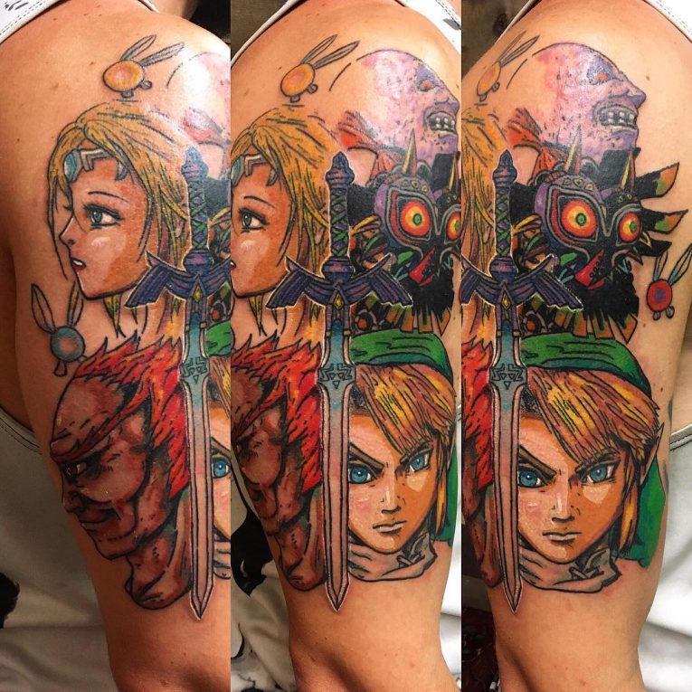 75+ Amazing Legend of Zelda TattoosGaming Has Never Looked So Good