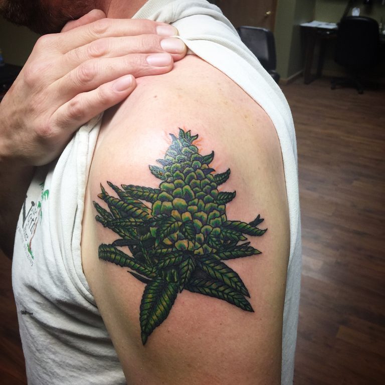 60+ Hot Weed Tattoo Designs Legalized Ideas in (2019)