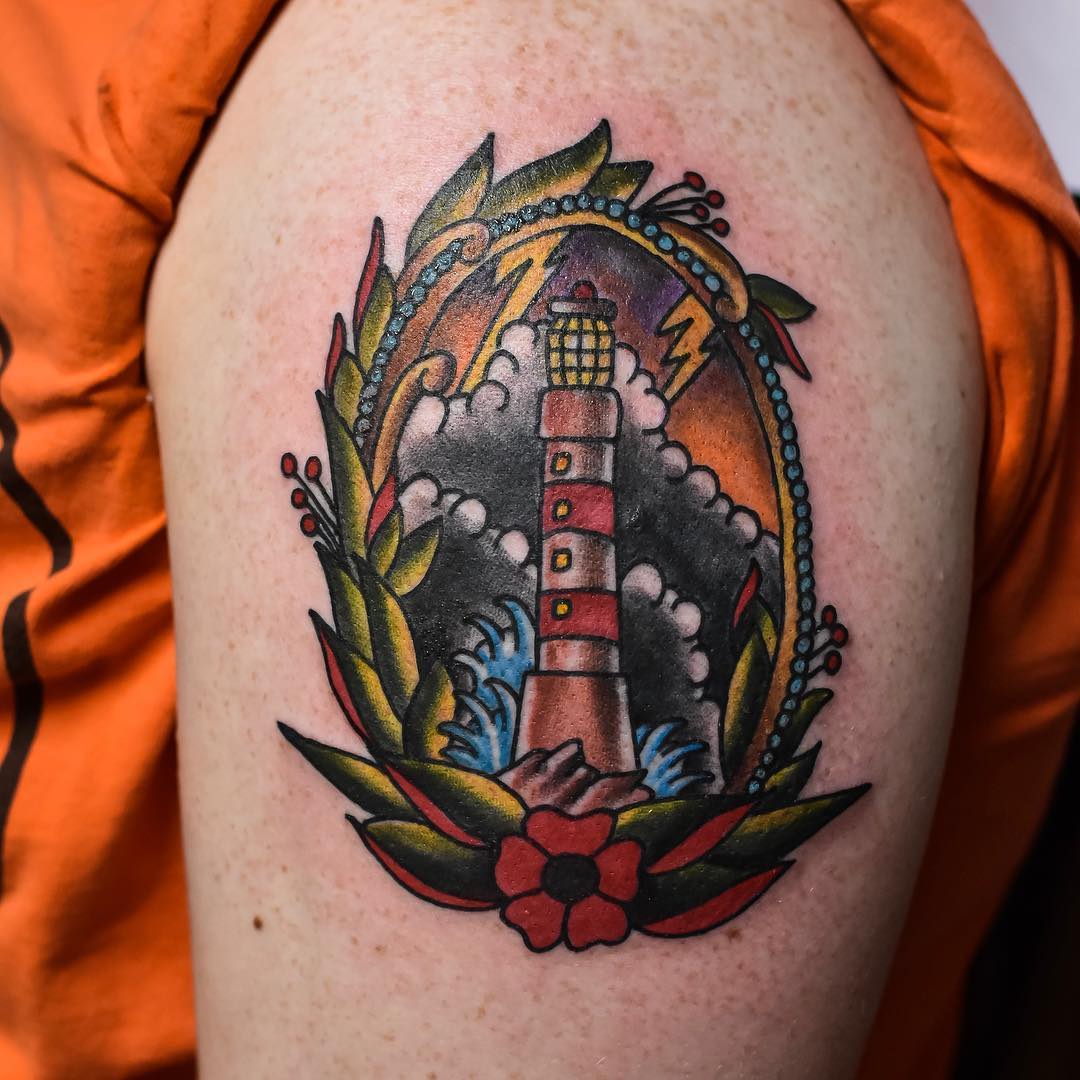 130-best-lighthouse-tattoos-keep-making-your-way-2019