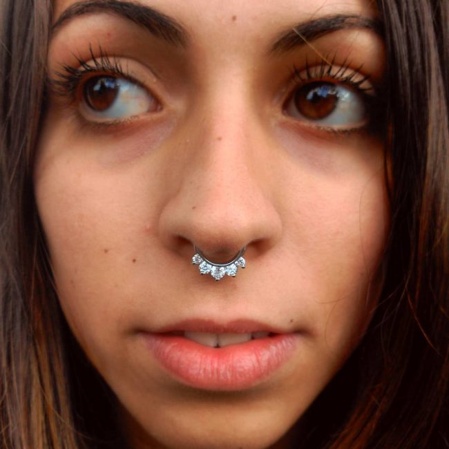 Crazy facial piercings